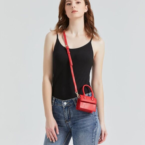 Mini Purse for Women, Mini Bag with Crocodile Pattern - Picture 8 of 9